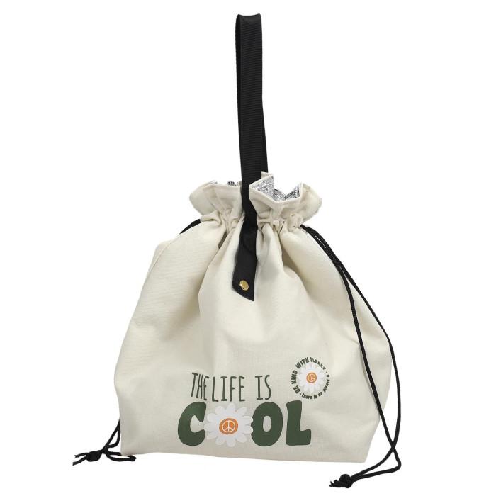 Sac Fraîcheur "Life is Cool" 34cm Naturel | Lunch Box & Boîte Pique-nique Conservation Lunch Box & Boîte Pique-nique