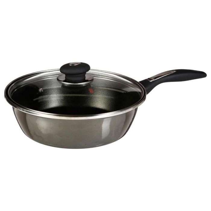 Sauteuse en Acier "Tradition" 24cm Gris Foncé | Poêle & Sauteuse Poêle & Sauteuse Gris Foncé