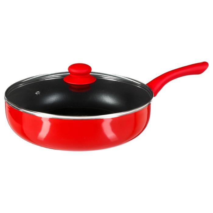 Sauteuse en Alumunium "Essentielle" 28cm Rouge | Poêle & Sauteuse Poêle & Sauteuse Poêle & Sauteuse