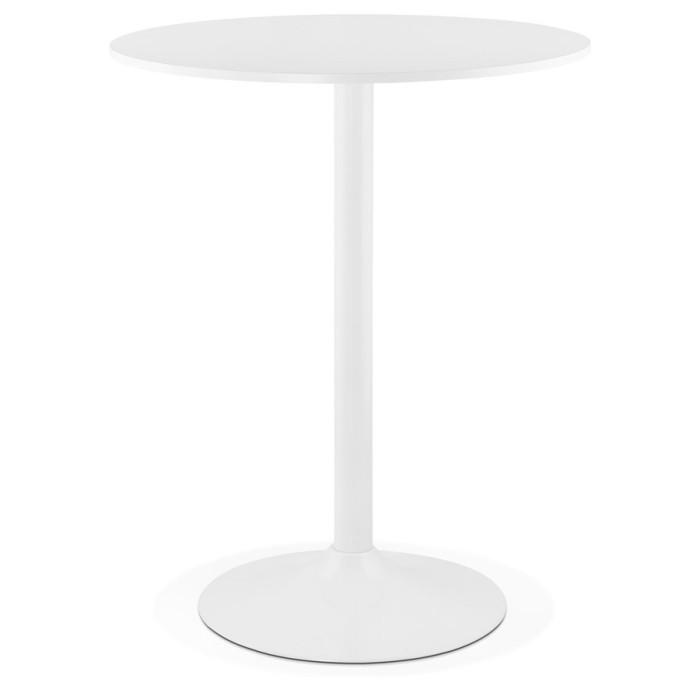 Table de Bar "Maracay" 90cm Blanc | Table de Bar Cuisine & Bar Blanc