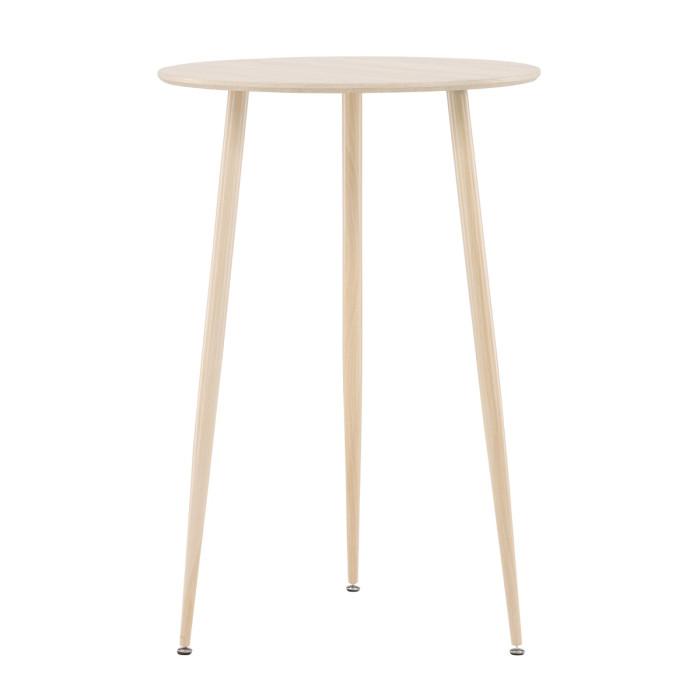 Table de Bar "Plaza" 105cm Naturel | Table de Bar Cuisine & Bar Naturel