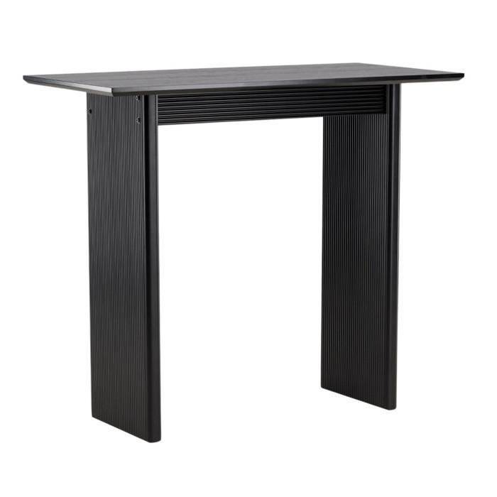 Table de Bar "Vail" 120cm Noir | Table de Bar Cuisine & Bar Noir