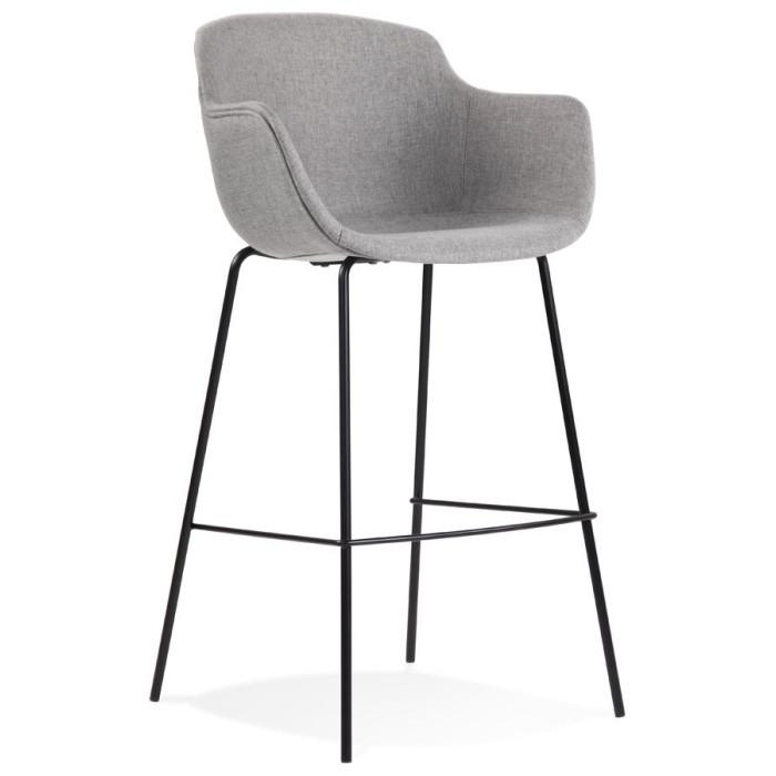 Tabouret de Bar Design "Largesa" 107cm Gris | Tabouret de bar Cuisine & Bar Gris