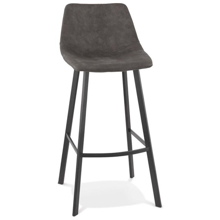 Tabouret de Bar Design "Otifa" 100cm Gris Foncé | Tabouret de bar Cuisine & Bar Gris Foncé