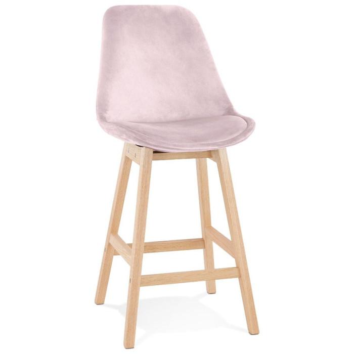 Tabouret de Bar Design "Sezera" 103cm Rose | Tabouret de bar Cuisine & Bar Rose