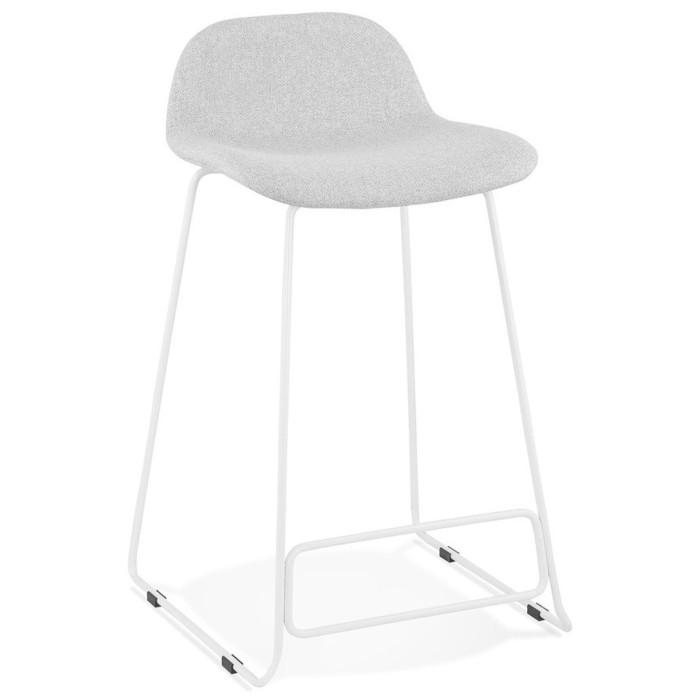 Tabouret de Bar Design "Sochi" 85cm Gris & Blanc | Tabouret de bar Cuisine & Bar Gris & Blanc