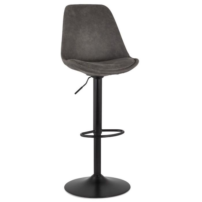 Tabouret de Bar Design "Takata" 123cm Gris Foncé | Tabouret de bar Cuisine & Bar Gris Foncé