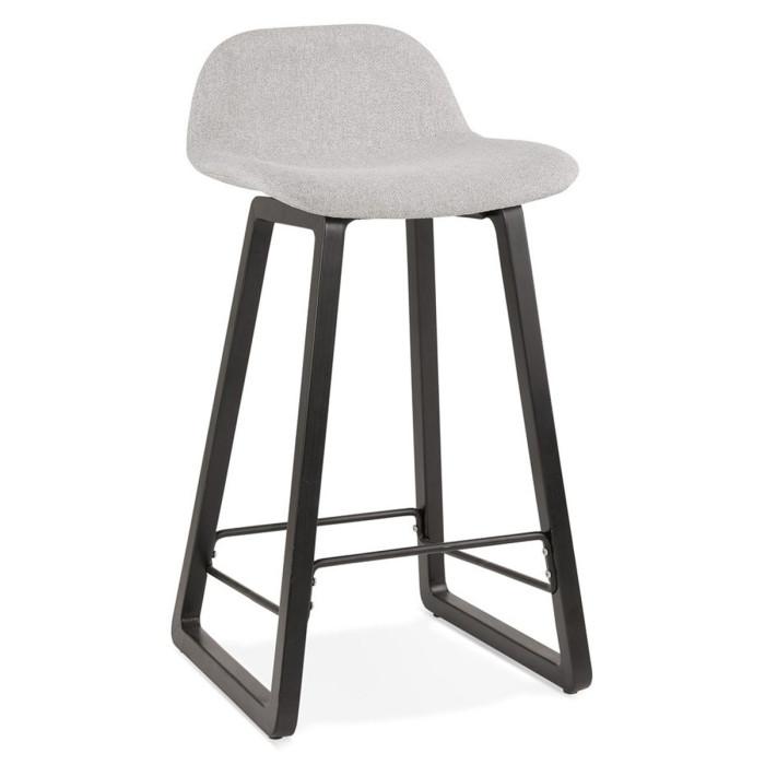 Tabouret de Bar Design "Talik" 86cm Gris & Noir | Tabouret de bar Cuisine & Bar Gris & Noir