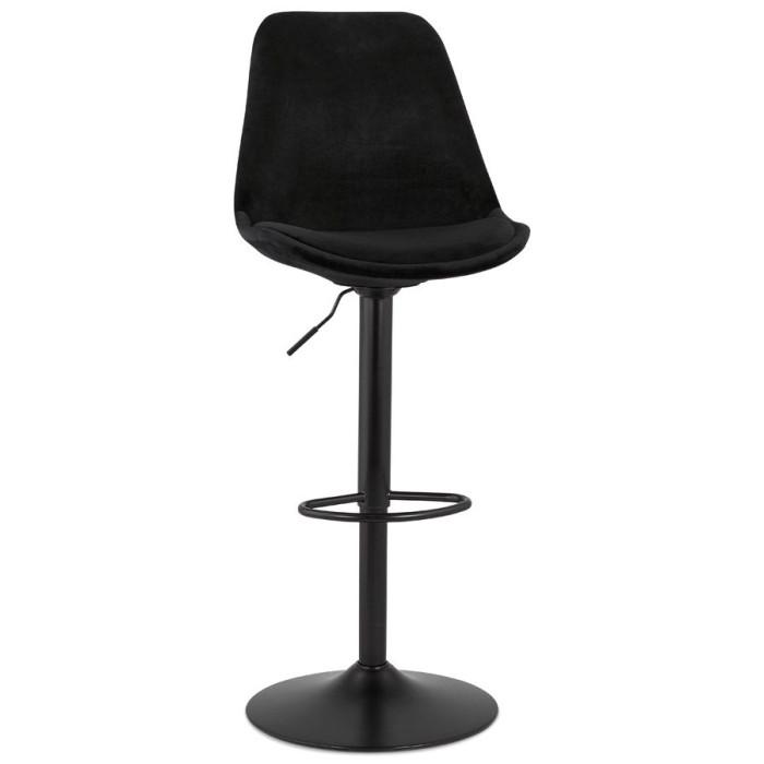 Tabouret de Bar Design "Terano" 123cm Noir | Tabouret de bar Cuisine & Bar Noir