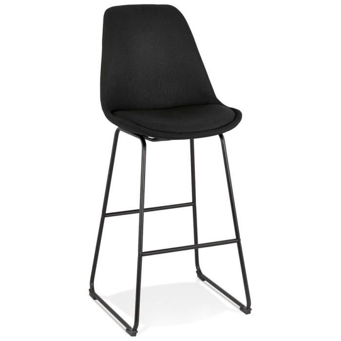 Tabouret de Bar Design "Veretia" 119cm Noir | Tabouret de bar Cuisine & Bar Noir