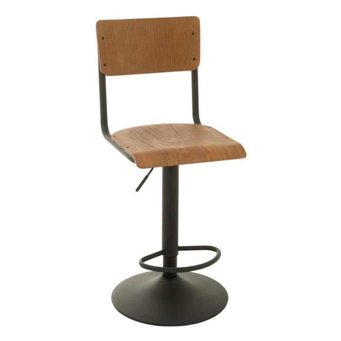 Tabouret de Bar en Bois "Mauricio" 105cm Marron | Tabouret de bar Cuisine & Bar Marron