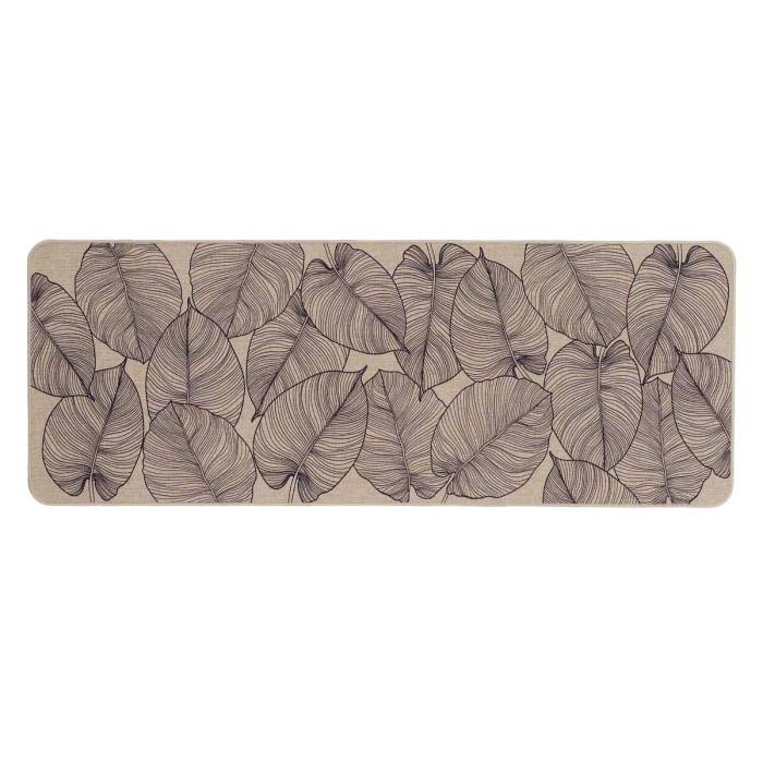 Tapis Multi-Usage Tissé "Jade" 45x120cm Naturel | Tapis de Cuisine Linge de Cuisine Naturel