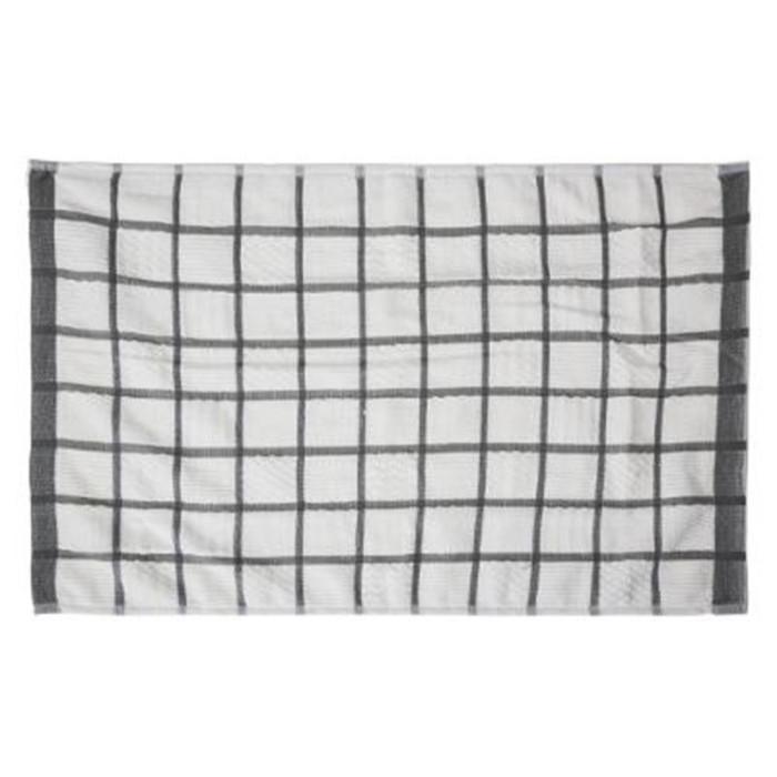 Torchon de Cuisine Microfibre "Ménager" 60cm Gris | Torchon & Essuie Main Linge de Cuisine Gris