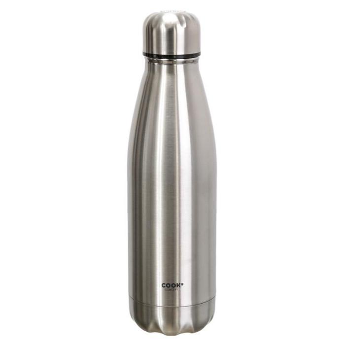 Bouteille de Transport Inox "Isotherme" 50cl Argent | Bouteille Isotherme Bouteille Isotherme Argent