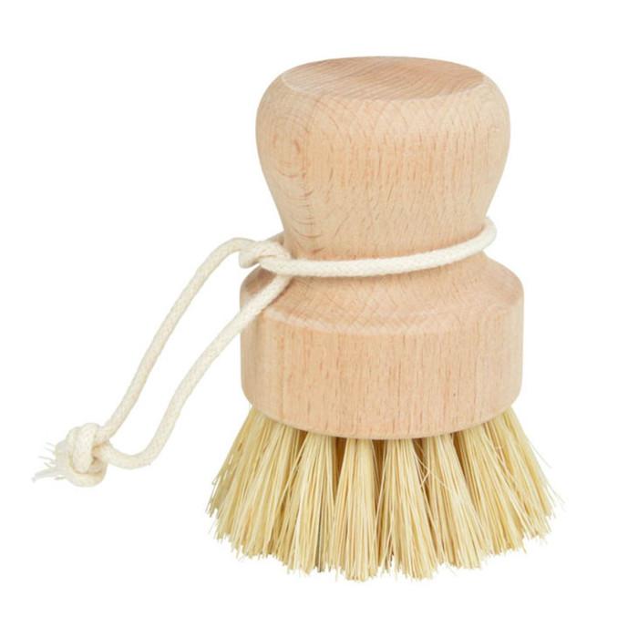 Brosse à Vaisselle Ronde en Bois "Vintage" 6cm Naturel | Accessoire de Nettoyage Accessoire de Nettoyage Accessoire de Nettoyage