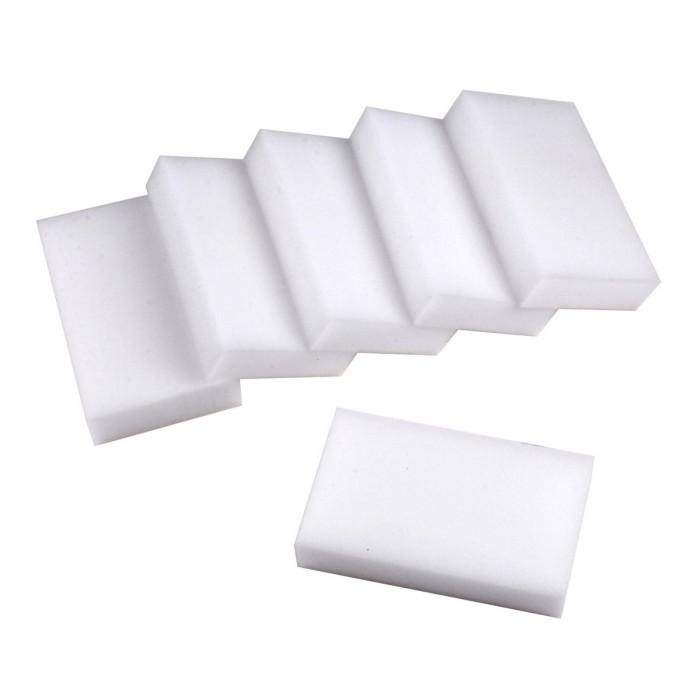 Lot de 6 Éponges "Magiques" 10cm Blanc | Accessoire de Nettoyage Accessoire de Nettoyage Accessoire de Nettoyage